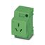 Socket outlet for distribution board Phoenix Contact EO-I/UT/LED/GN 250V 10A AC thumbnail 2