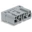 Plug for PCBs angled 4-pole gray thumbnail 1
