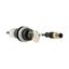 Key-operated actuator, RMQ compact solution, momentary, 1 N/O, Cable (black) with M12A plug, 4 pole, 1 m, 2 positions, MS1, Bezel: titanium thumbnail 11