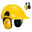 3M™ PELTOR™ Optime™ I Earmuffs, Yellow, Helmet Mounted, H510P3E-405-GU thumbnail 3