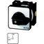 On-Off switch, T0, 20 A, centre mounting, 2 contact unit(s), 3 pole, 1 N/C, with black thumb grip and front plate thumbnail 5