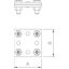 256 DIN 30 V4A Cross-connectors  30mm thumbnail 2