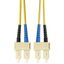 FO Patchcord Duplex SC/SC, 9/125æm OS2, LS0H-3, yellow, 1.0m thumbnail 1