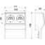 SL2GT5070 rws mounting box SL dbl 50/70 x 20 RAL9010 thumbnail 2