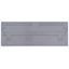 Separator plate 2 mm thick oversized light gray thumbnail 2