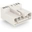 Plug for PCBs angled 5-pole white thumbnail 2