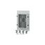 Front plate, NZM4, 3p, withdrawable, W=425mm, IP55, grey thumbnail 5