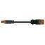 pre-assembled adapter cable Eca Socket/plug MIDI brown thumbnail 1
