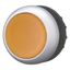 Illuminated pushbutton actuator, RMQ-Titan, Flush, momentary, orange, Blank, Bezel: titanium thumbnail 2