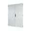 Section wide door, ventilated, HxW=2000x1350mm, double-winged, IP42, grey thumbnail 4