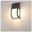 KERAS ELT wall lamp, E27 ESL, max. 25W, IP54, anthracite thumbnail 5