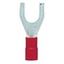 Fork crimp cable shoe, insulated, red, 0.5-1.0mmý, M6 thumbnail 2