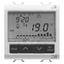 TIMED THERMOSTAT DAILY/WEEKLY PROGRAMMING - 230V ac 50/60Hz - 2 MODULES - GLOSSY WHITE - CHORUSMART thumbnail 1