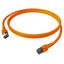 Patchcord RJ45 shielded Cat.6a 10GB, LS0H, orange,   1.0m thumbnail 3