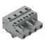 1-conductor female connector CAGE CLAMP® 2.5 mm² gray thumbnail 1