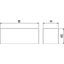 PLM CO 0410 Foam seal for cable exit 40x40x100 thumbnail 2