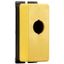 Surface mounting enclosure, flat, 1 mounting location, M22, yellow thumbnail 4