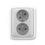 5583A-C02357 B Double socket outlet with earthing pins, shuttered, with turned upper cavity, with surge protection thumbnail 74
