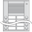 Surface-mounting external unit 20 mm with 10 bells in two rows thumbnail 1