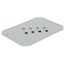 V64PWNJ7 VMS 64 cover plate 640x440x2mm RAL7035 ; V64PWNJ7 thumbnail 1