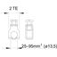 1801 RK95 Series terminal for equipotential busbar 95mm² thumbnail 2