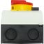 Main switch, P1, 32 A, surface mounting, 3 pole, Emergency switching off function, With red rotary handle and yellow locking ring, Lockable in the 0 ( thumbnail 9