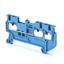Multi conductor feed-through DIN rail terminal block with 3 push-in pl thumbnail 2