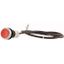 Pushbutton, classic, flat, maintained, 1 N/C, red, cable (black) with non-terminated end, 4 pole, 3.5 m thumbnail 3