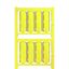 Cable coding system, 7 - 40 mm, 13.62 mm, Polyamide 66, yellow thumbnail 1
