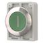 Pushbutton, RMQ-Titan, flat, maintained, green, inscribed, Front ring stainless steel thumbnail 5