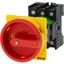 Main switch, P1, 32 A, rear mounting, 3 pole, Emergency switching off function, With red rotary handle and yellow locking ring, Lockable in the 0 (Off thumbnail 10