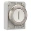 Pushbutton, RMQ-Titan, flat, maintained, White, inscribed, Front ring stainless steel thumbnail 7