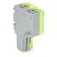 2-conductor female connector Push-in CAGE CLAMP® 1.5 mm² gray, green-y thumbnail 1