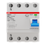 F204 A-25/0.03-L Residual Current Circuit Breaker 4P A type 30 mA thumbnail 1