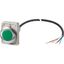 Indicator light, Flat, Cable (black) with non-terminated end, 4 pole, 3.5 m, Lens green, LED green, 24 V AC/DC thumbnail 3