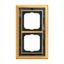 1722-833 Cover Frame Busch-dynasty® polished brass decor anthracite thumbnail 2