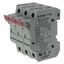 Fuse-holder, LV, 30 A, AC 600 V, 10 x 38 mm, 3P+N, UL, IEC, DIN rail mount thumbnail 57