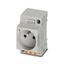 Socket outlet for distribution board Phoenix Contact EO-E/PT/SH/LED 250V 16A AC thumbnail 1