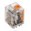 Power relay, 48 V AC, red LED, 3 CO contact (AgSnO) , 400 VAC, 16 A, T thumbnail 1