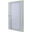 Sheet steel door transparent with rotary door handle HxW=1000x600mm thumbnail 3