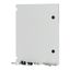 Section wide door, closed, HxW=550x425mm, IP55, grey thumbnail 3