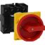 Main switch, P1, 40 A, rear mounting, 3 pole + N, Emergency switching off function, With red rotary handle and yellow locking ring, Lockable in the 0 thumbnail 2