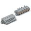 1-conductor female connector push-button Push-in CAGE CLAMP® gray thumbnail 3