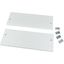 Snap-on cover, closed, BS, HxW=150x600mm, grey thumbnail 2