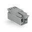 Plug for PCBs angled 2-pole gray thumbnail 1