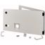 Opening metal front plate for drawer, NZM, closed, H=300mm, IP55, grey thumbnail 1
