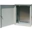 Surface-mount service distribution board with three-point turn-lock, mounting side panel, W = 800 mm, H = 1260 mm thumbnail 2