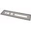 Front plate, steel, sealed, H=450mm, grey thumbnail 1