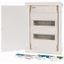 Compact distribution board-flush mounting, 2-rows, super-slim sheet steel door thumbnail 4