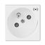 5585N-C02357 B Socket outlet 45×45 with earthing pin, shuttered, with surge protection ; 5585N-C02357 B thumbnail 2